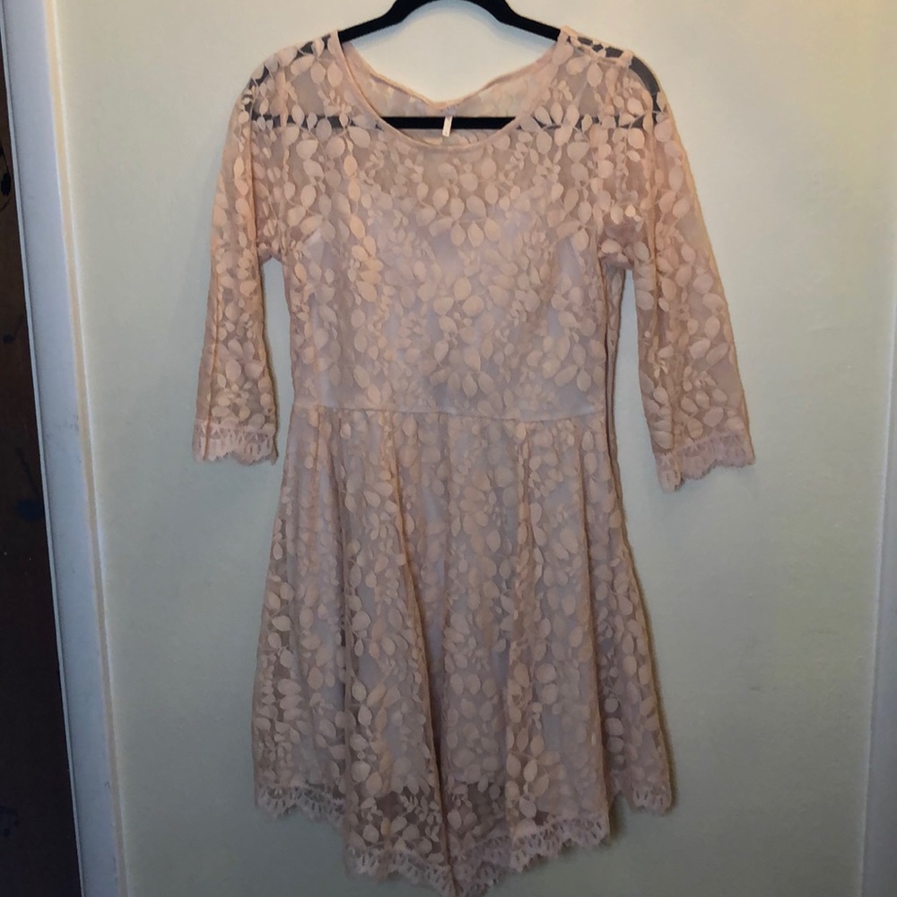 Free people blush dress